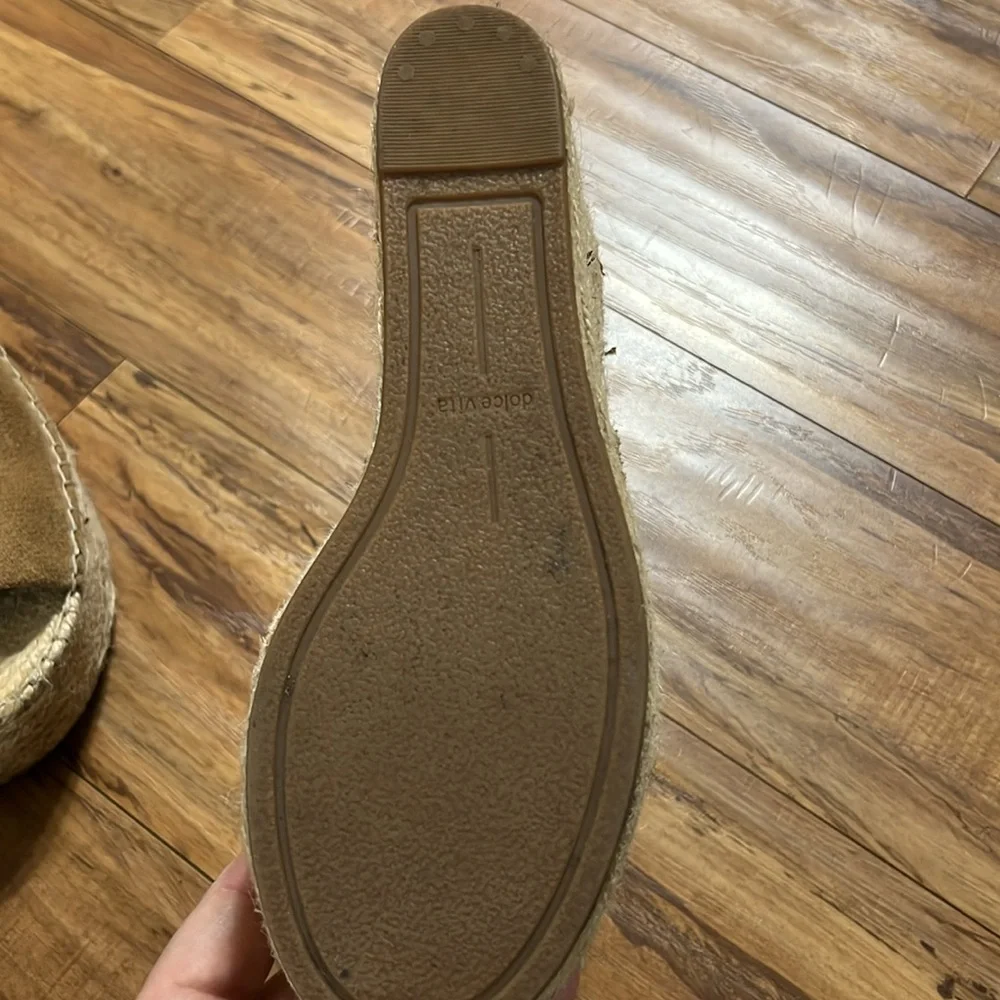 Dolce Vita Suede Platform Wedge Sandals - Picture 11 of 11